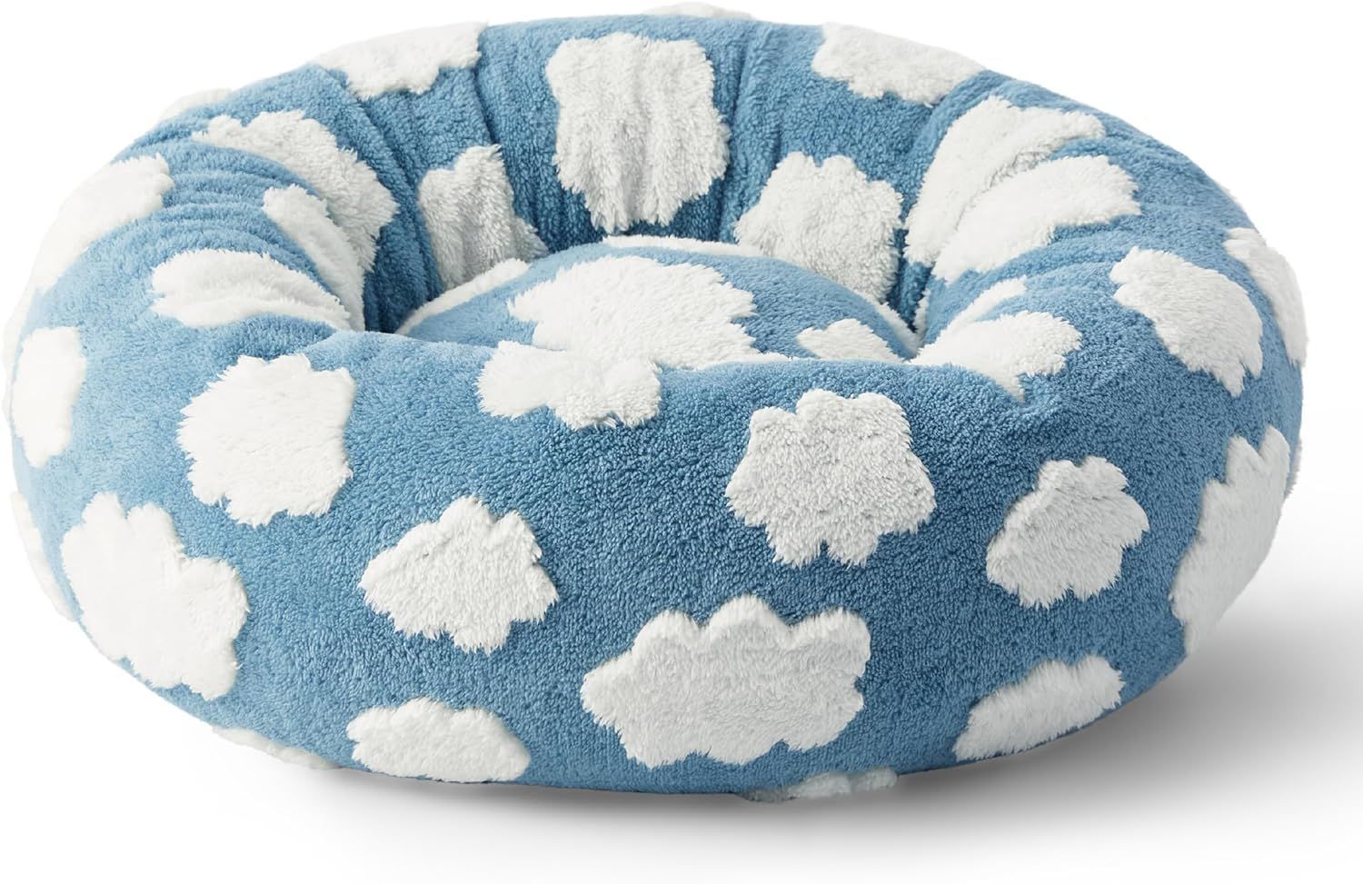 Round Pet Bed Washable Cat Dog Nest