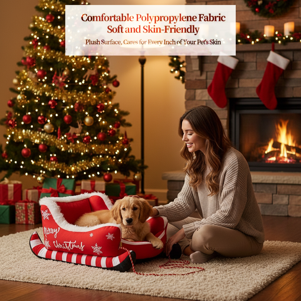 Merry Christmas Dog Bed