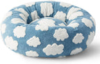 Round Pet Bed Washable Cat Dog Nest